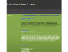 Tablet Screenshot of james-law.net